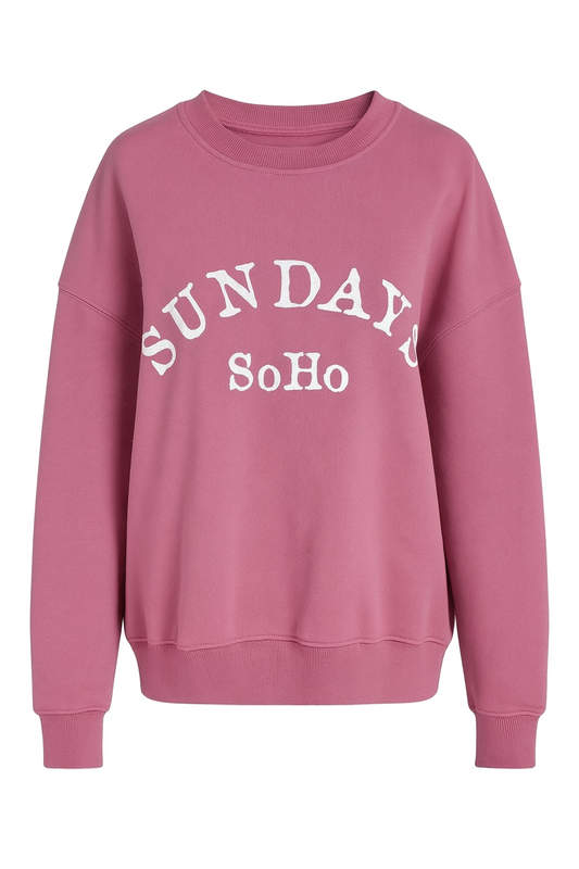 Sundays Soho Pink Hoodies