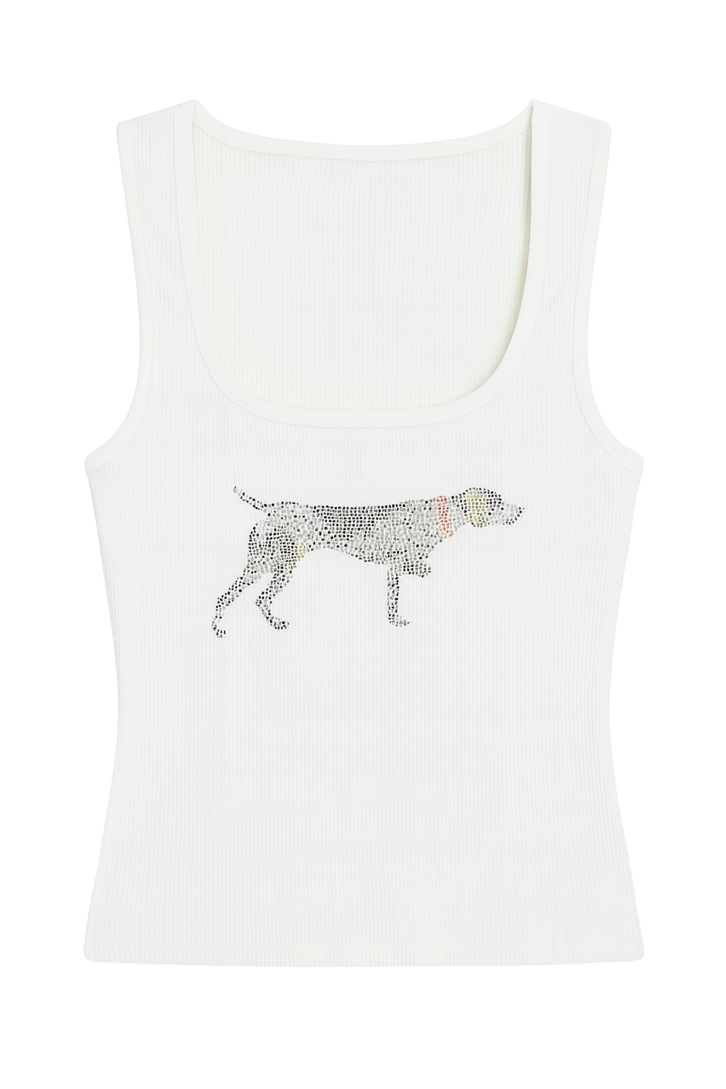 Dog rhinestone top PREORDER