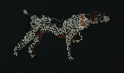 Dog Rhinestone Black Tank