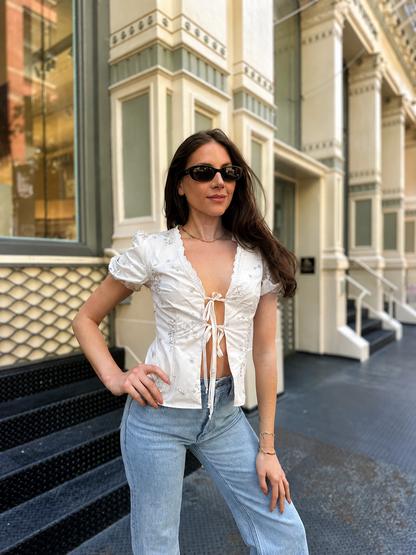 Mia Beaded Top