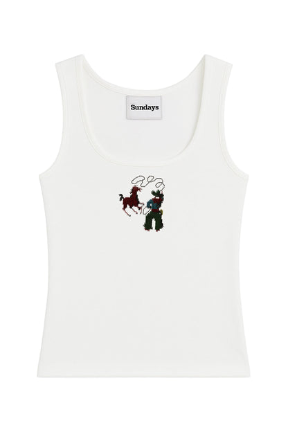 Cowboy Rhinestone Tank